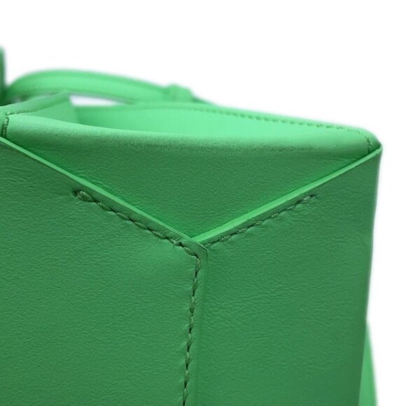 FENDI Small Shopping Bag Size Small Leather Light Green 8BH382 - Picture 9 of 15